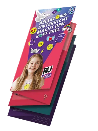 Flyer 'Religionsunterricht macht frei'